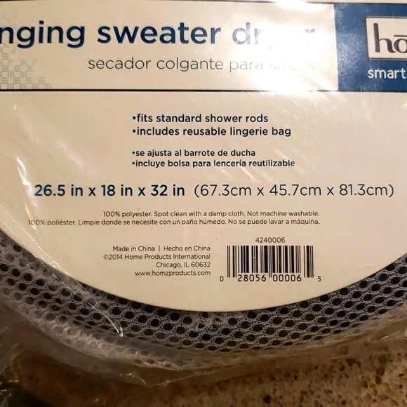 Homz hanging sweater dryer - Picture 5 of 5